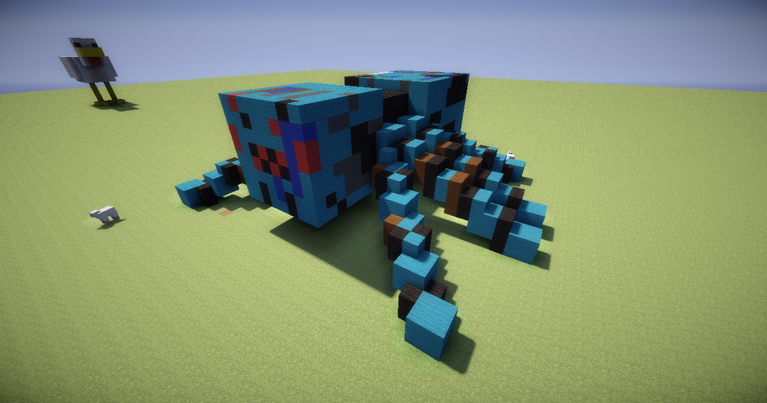 Minecraft Cave Spider Head